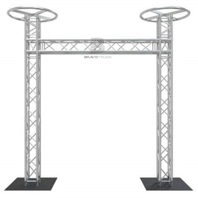 Accessories Dyno Wheel Circular Truss Round Topper For BT34 Square Aluminum Truss For Hanging Lightings Par light Moving Head